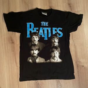 The Beatles Single Stitch‎ T Shirt. Black. Size Small. The Roxx